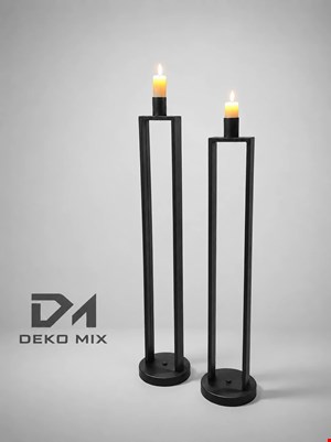 جاشمعی فلزی مینیمال دو قلو– DEKO MIX