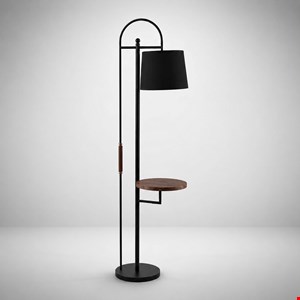 آباژور کنار سالنی مدرن مدل Arc-Shelf (آرک–شلف